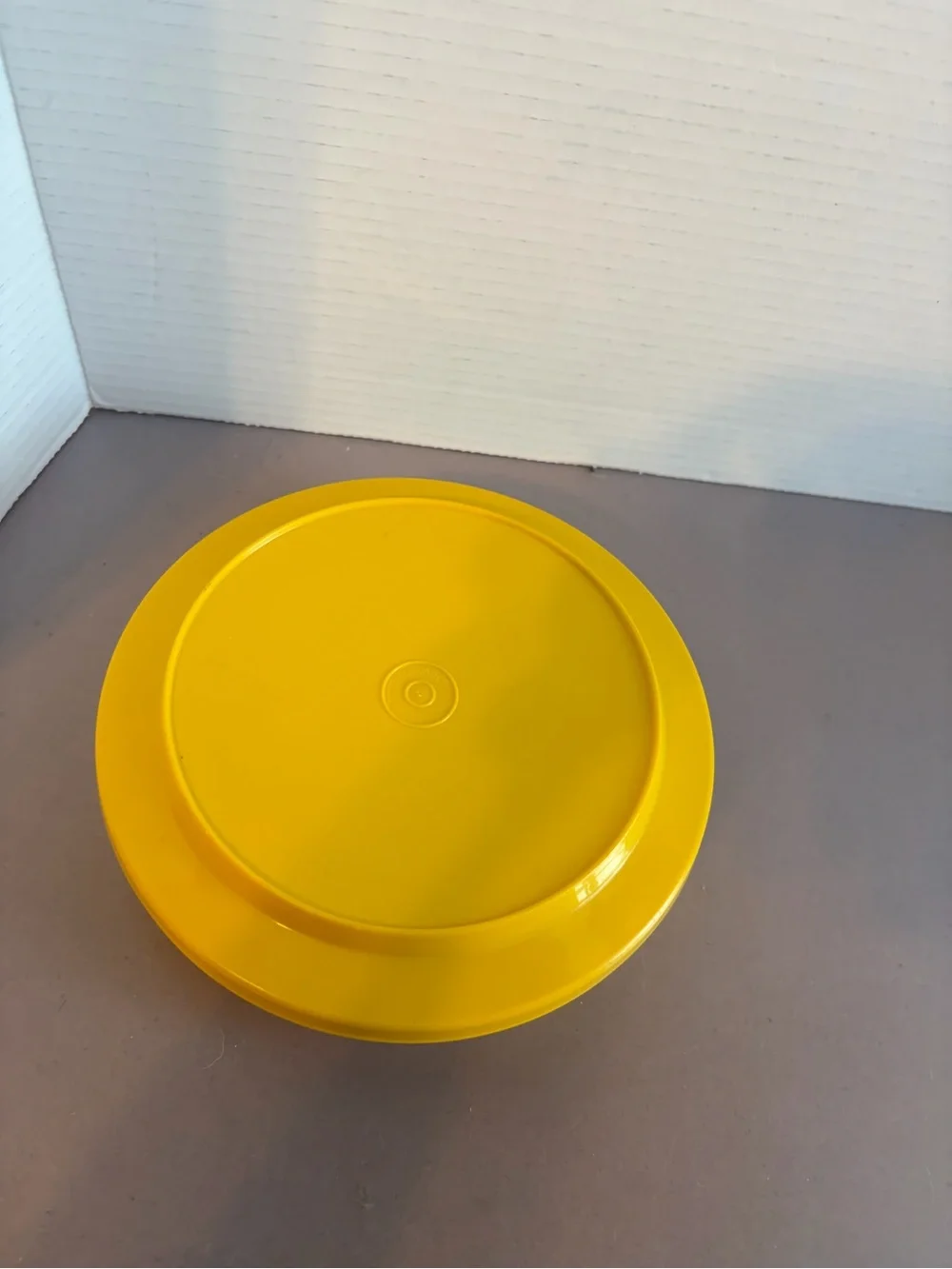 Vintage Yellow Tupperware Seal 'n Serve